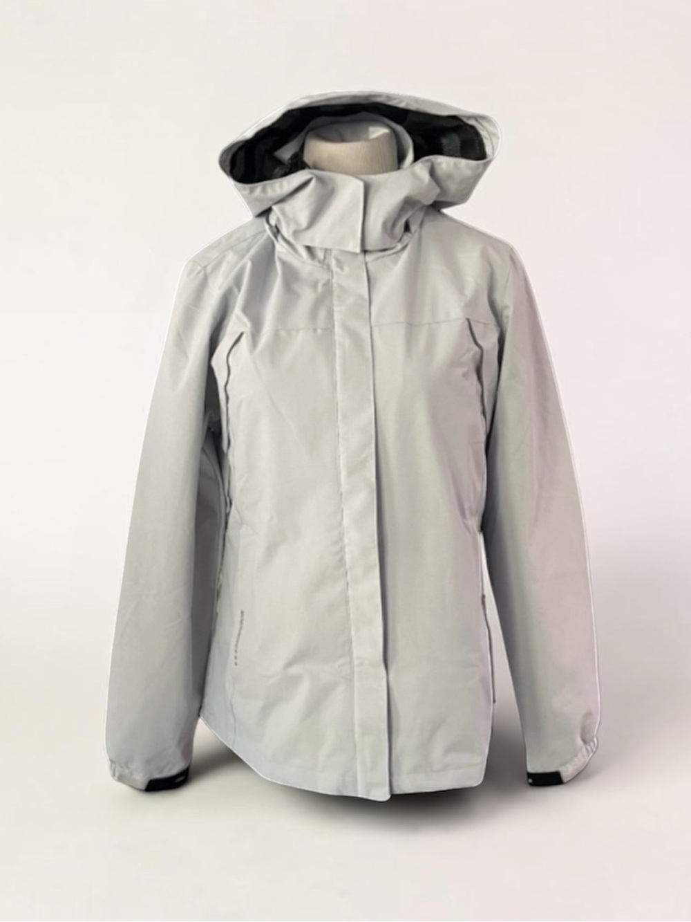 MOERDENG GREY WATERPROOF RAIN JACKET SIZE Medium